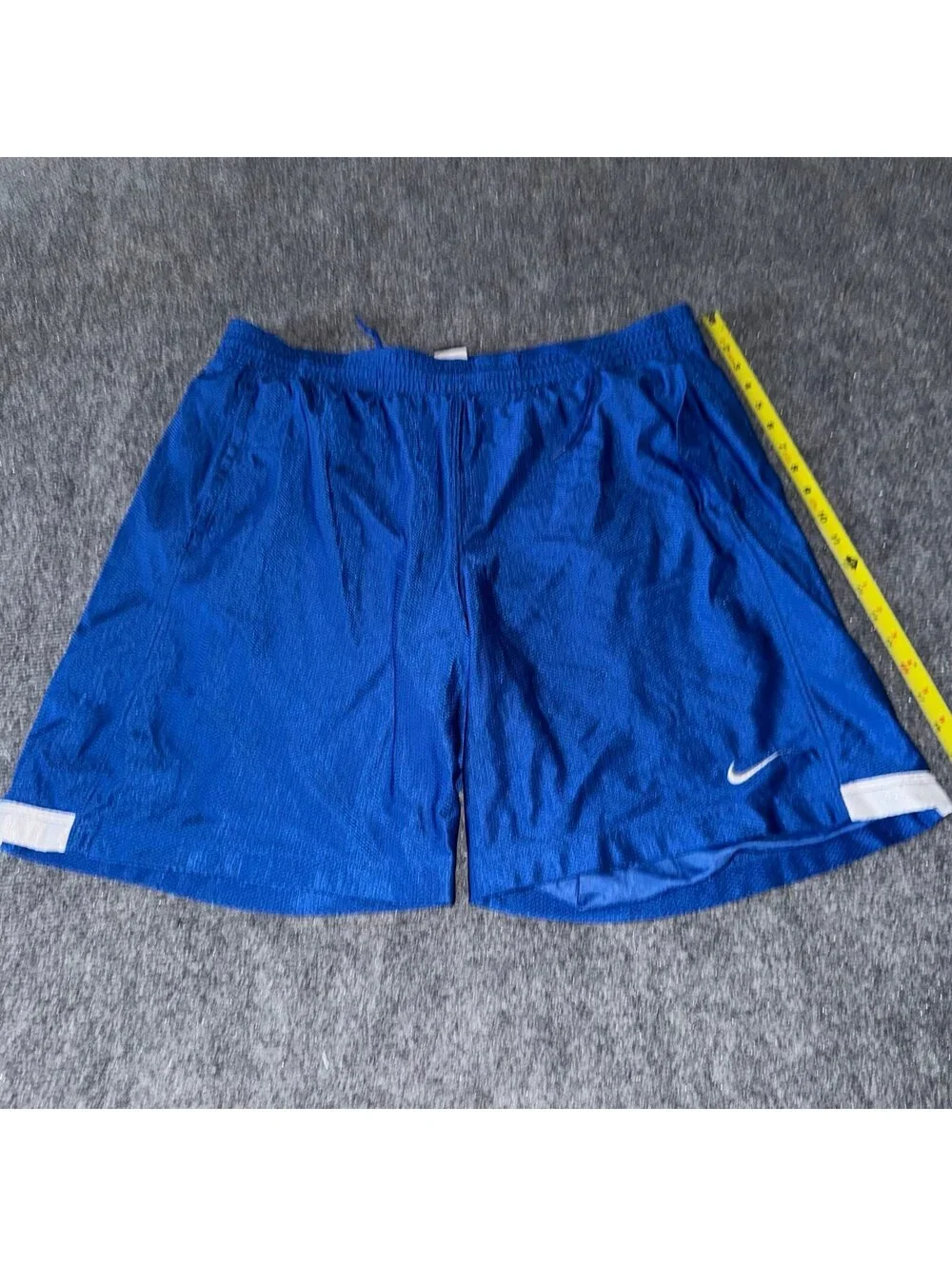 Nike Blue Dazzle Baggy Hoop Shorts Mens XL Vtg y2k 90s Rare